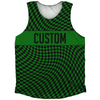Warped Checkerboard Custom Athletic Tank Top by Tribe Lacrosse