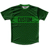 Warped Checkerboard Custom Running Shirt Track Cross Made In USA by Tribe Lacrosse