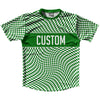 Warped Checkerboard Custom Running Shirt Track Cross Made In USA by Tribe Lacrosse