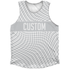 Warped Checkerboard Custom Athletic Tank Top by Tribe Lacrosse