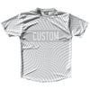 Warped Checkerboard Custom Running Shirt Track Cross Made In USA by Tribe Lacrosse