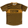Warped Checkerboard Custom Running Shirt Track Cross Made In USA by Tribe Lacrosse