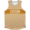 Warped Checkerboard Custom Athletic Tank Top by Tribe Lacrosse