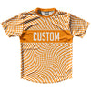 Warped Checkerboard Custom Running Shirt Track Cross Made In USA by Tribe Lacrosse