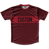 Warped Checkerboard Custom Running Shirt Track Cross Made In USA by Tribe Lacrosse