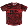 Warped Checkerboard Custom Running Shirt Track Cross Made In USA by Tribe Lacrosse