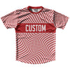 Warped Checkerboard Custom Running Shirt Track Cross Made In USA by Tribe Lacrosse