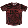 Warped Checkerboard Custom Running Shirt Track Cross Made In USA by Tribe Lacrosse