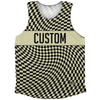 Warped Checkerboard Custom Athletic Tank Top by Tribe Lacrosse