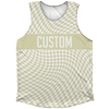 Warped Checkerboard Custom Athletic Tank Top by Tribe Lacrosse