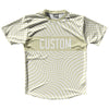 Warped Checkerboard Custom Running Shirt Track Cross Made In USA by Tribe Lacrosse