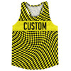 Warped Checkerboard Custom Running Track Tops Made In USA by Tribe Lacrosse