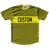 Warped Checkerboard Custom Running Shirt Track Cross Made In USA by Tribe Lacrosse