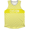 Warped Checkerboard Custom Athletic Tank Top by Tribe Lacrosse