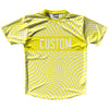 Warped Checkerboard Custom Running Shirt Track Cross Made In USA by Tribe Lacrosse