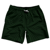 Warped Checkerboard Swim Shorts 7" Made in USA by Tribe Lacrosse