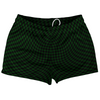 Warped Checkerboard Shorty Short Gym Shorts 2.5" Inseam Made In USA by Tribe Lacrosse