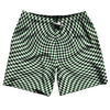 Warped Checkerboard Swim Shorts 7" Made in USA by Tribe Lacrosse