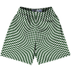 Warped Checkerboard Lacrosse Shorts Made In USA by Tribe Lacrosse