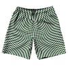 Warped Checkerboard 10" Swim Shorts Made in USA by Tribe Lacrosse