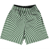 Warped Checkerboard Basketball Practice Shorts Made In USA by Tribe Lacrosse