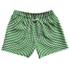 Warped Checkerboard 5" Swim Shorts Made in USA by Tribe Lacrosse