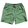 Warped Checkerboard Swim Shorts 7" Made in USA by Tribe Lacrosse