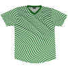 Warped Checkerboard Soccer Jersey Made In USA by Tribe Lacrosse