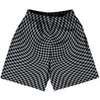 Warped Checkerboard Basketball Practice Shorts Made In USA by Tribe Lacrosse