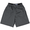 Warped Checkerboard Lacrosse Shorts Made In USA by Tribe Lacrosse