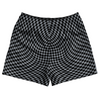 Warped Checkerboard Rugby Shorts Made In USA by Tribe Lacrosse