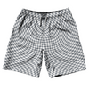 Warped Checkerboard 10" Swim Shorts Made in USA by Tribe Lacrosse
