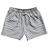 Warped Checkerboard 5" Swim Shorts Made in USA by Tribe Lacrosse