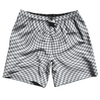 Warped Checkerboard Swim Shorts 7" Made in USA by Tribe Lacrosse