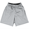 Warped Checkerboard Basketball Practice Shorts Made In USA by Tribe Lacrosse
