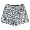 Warped Checkerboard Rugby Shorts Made In USA by Tribe Lacrosse