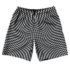 Warped Checkerboard 10" Swim Shorts Made in USA by Tribe Lacrosse