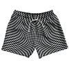 Warped Checkerboard 5" Swim Shorts Made in USA by Tribe Lacrosse