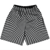 Warped Checkerboard Basketball Practice Shorts Made In USA by Tribe Lacrosse
