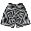 Warped Checkerboard Lacrosse Shorts Made In USA by Tribe Lacrosse