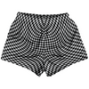 Warped Checkerboard Womens & Girls Sport Shorts End Made In USA by Tribe Lacrosse