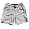 Warped Checkerboard Swim Shorts 7" Made in USA by Tribe Lacrosse