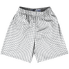 Warped Checkerboard Lacrosse Shorts Made In USA by Tribe Lacrosse