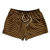 Warped Checkerboard 2.5" Swim Shorts Made in USA by Tribe Lacrosse