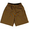 Warped Checkerboard Basketball Practice Shorts Made In USA by Tribe Lacrosse