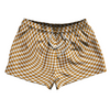 Warped Checkerboard 2.5" Swim Shorts Made in USA by Tribe Lacrosse