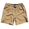 Warped Checkerboard Swim Shorts 7" Made in USA by Tribe Lacrosse