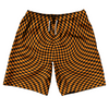 Warped Checkerboard 10" Swim Shorts Made in USA by Tribe Lacrosse