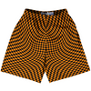 Warped Checkerboard Lacrosse Shorts Made In USA by Tribe Lacrosse