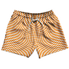 Warped Checkerboard 5" Swim Shorts Made in USA by Tribe Lacrosse